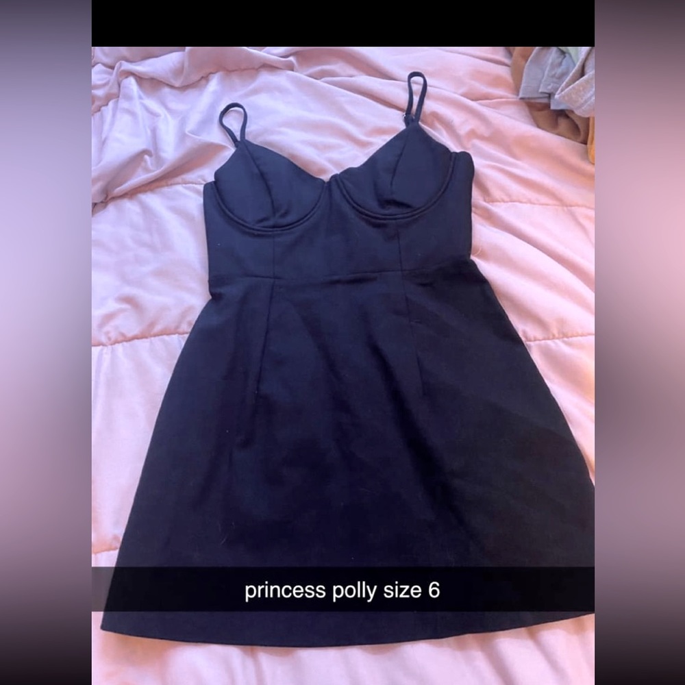 Princess Polly black dress size 6.